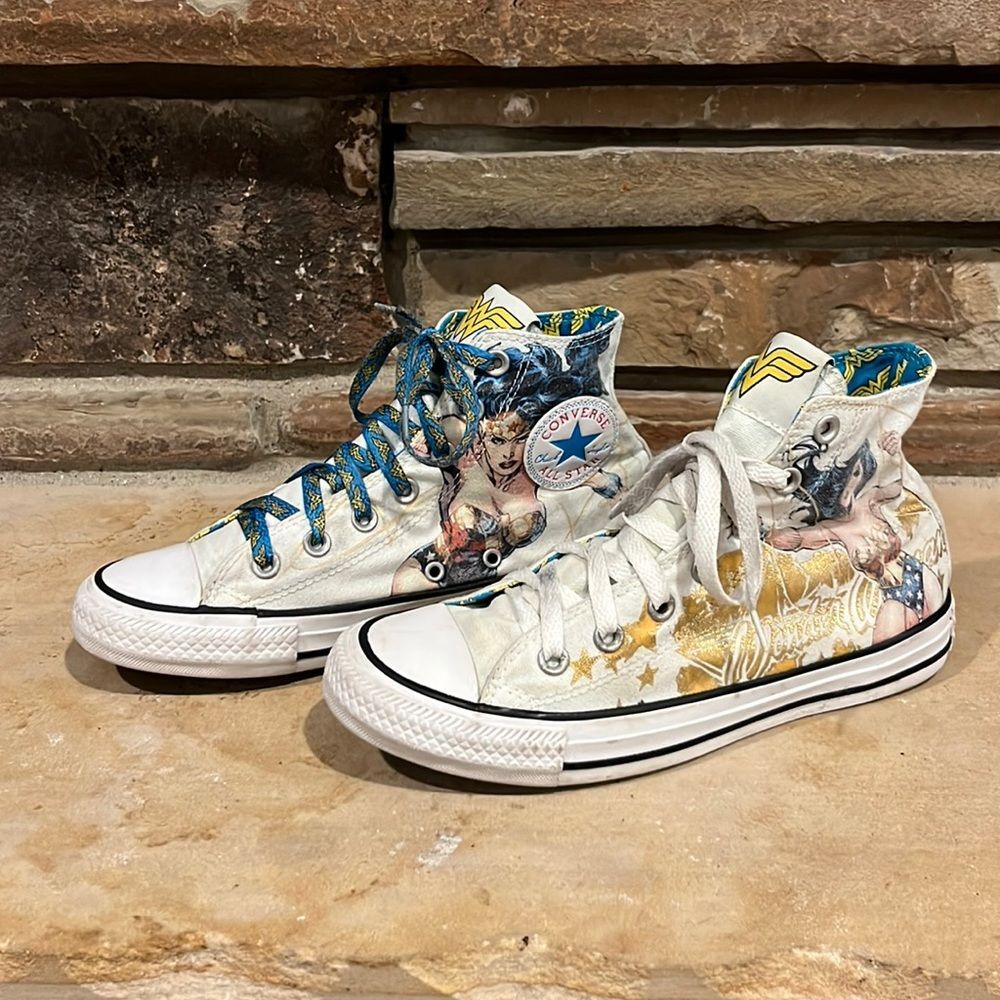 Converse Wonder Woman Chuck Taylor All Star Canvas High Top Sneaker